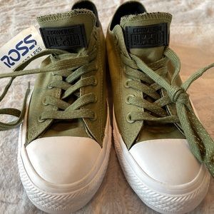 Green Converse All Stars